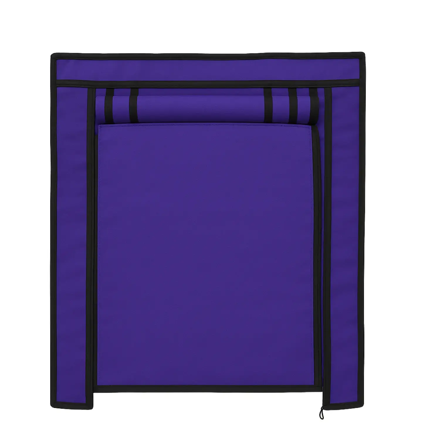 MEFABZ Shoe Rack Cover only 5 Layer (Blue) (30D x 60W x 92H cm) Dustproof Zipper Storage Cover, Washable 100 GSM Non-Woven Fabric, Foldable Rack Replacement Covers for Home - Image 1